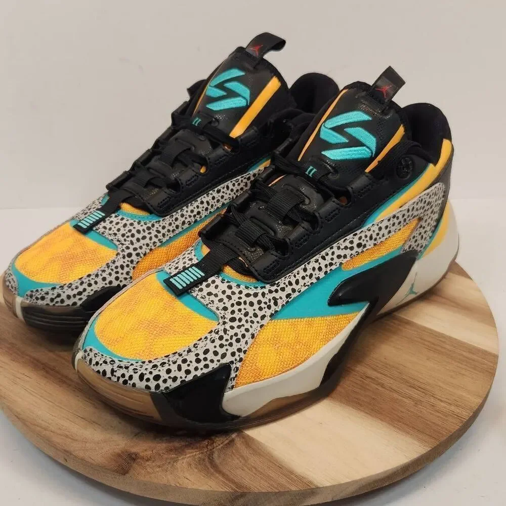 Jordan Luka 2 Saf Men's Size 9.5 Orange Black Teal